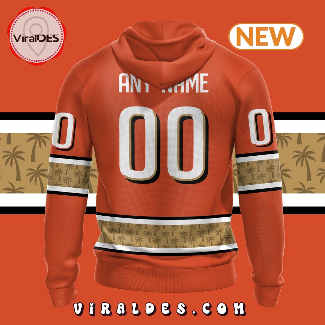 NHL Anaheim Ducks Special Colour Rush Hoodie
