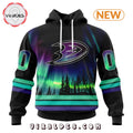 NHL Anaheim Ducks Special Northern Lights Hoodie