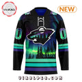 NHL Minnesota Wild Special Northern Lights Hockey Jersey
