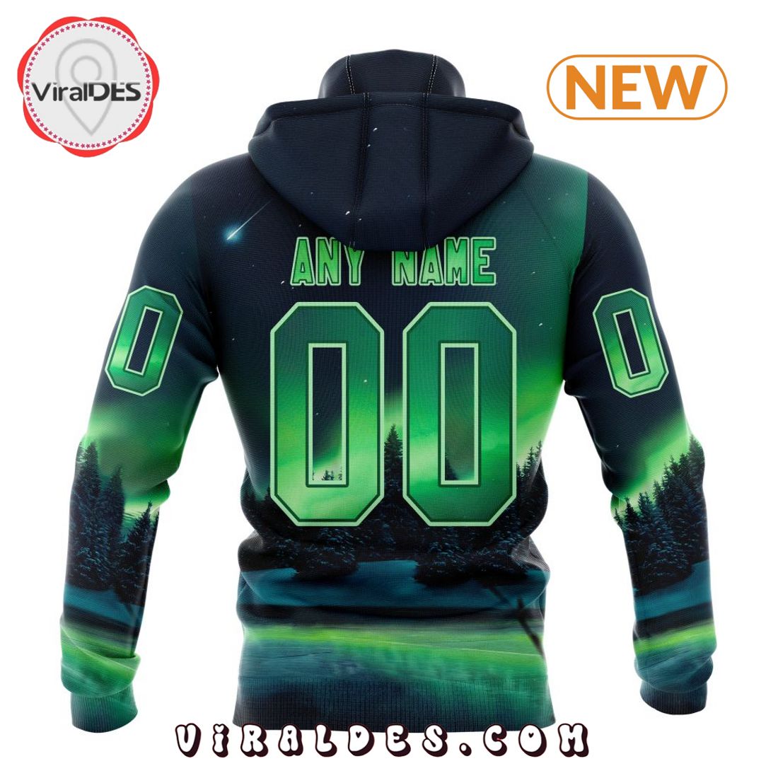 NHL Minnesota Wild Special Northern Lights Hoodie