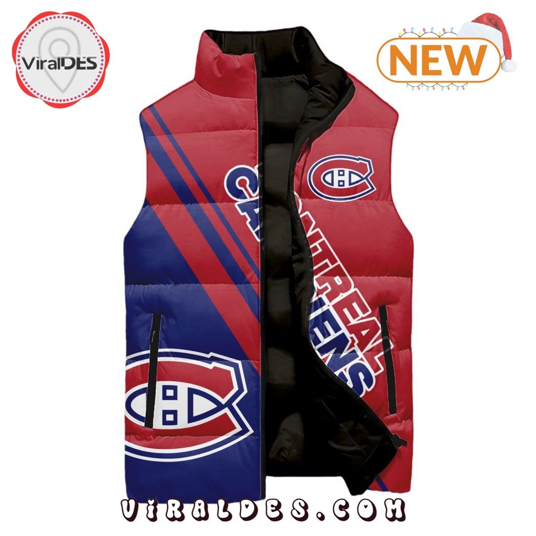 NHL Montreal Canadiens Sleeveless Puffer Jacket