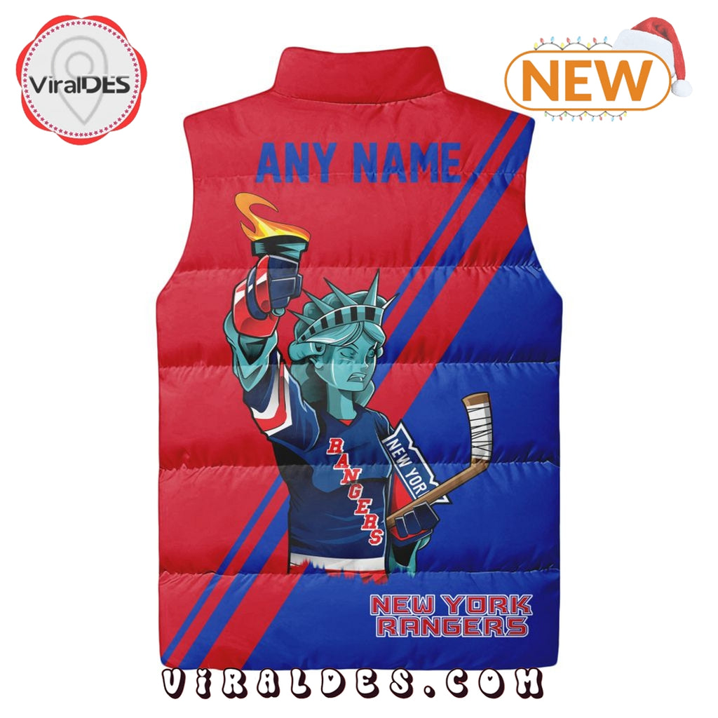 NHL New York Rangers Sleeveless Puffer Jacket