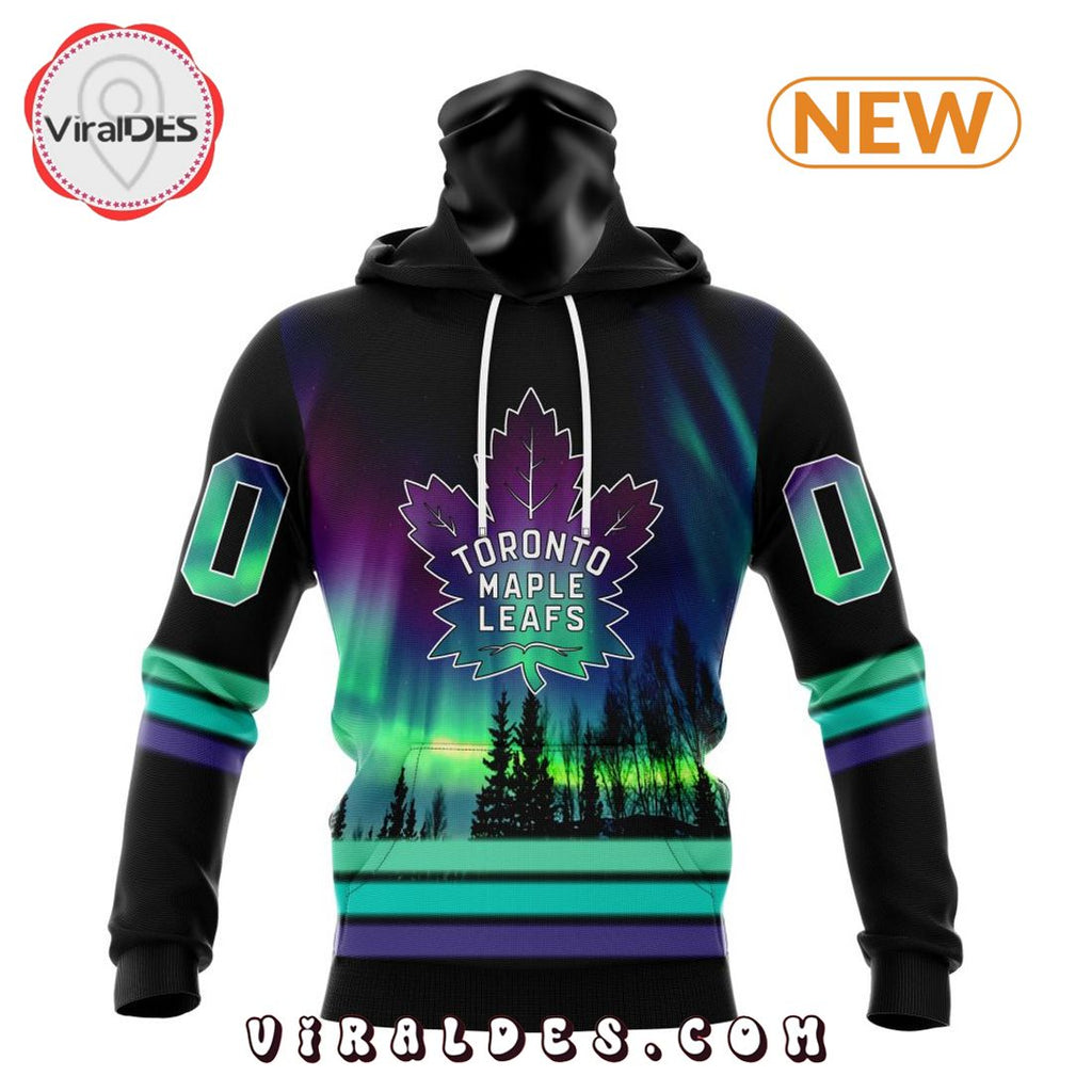 NHL Toronto Maple Leafs Special Northern Lights Hoodie