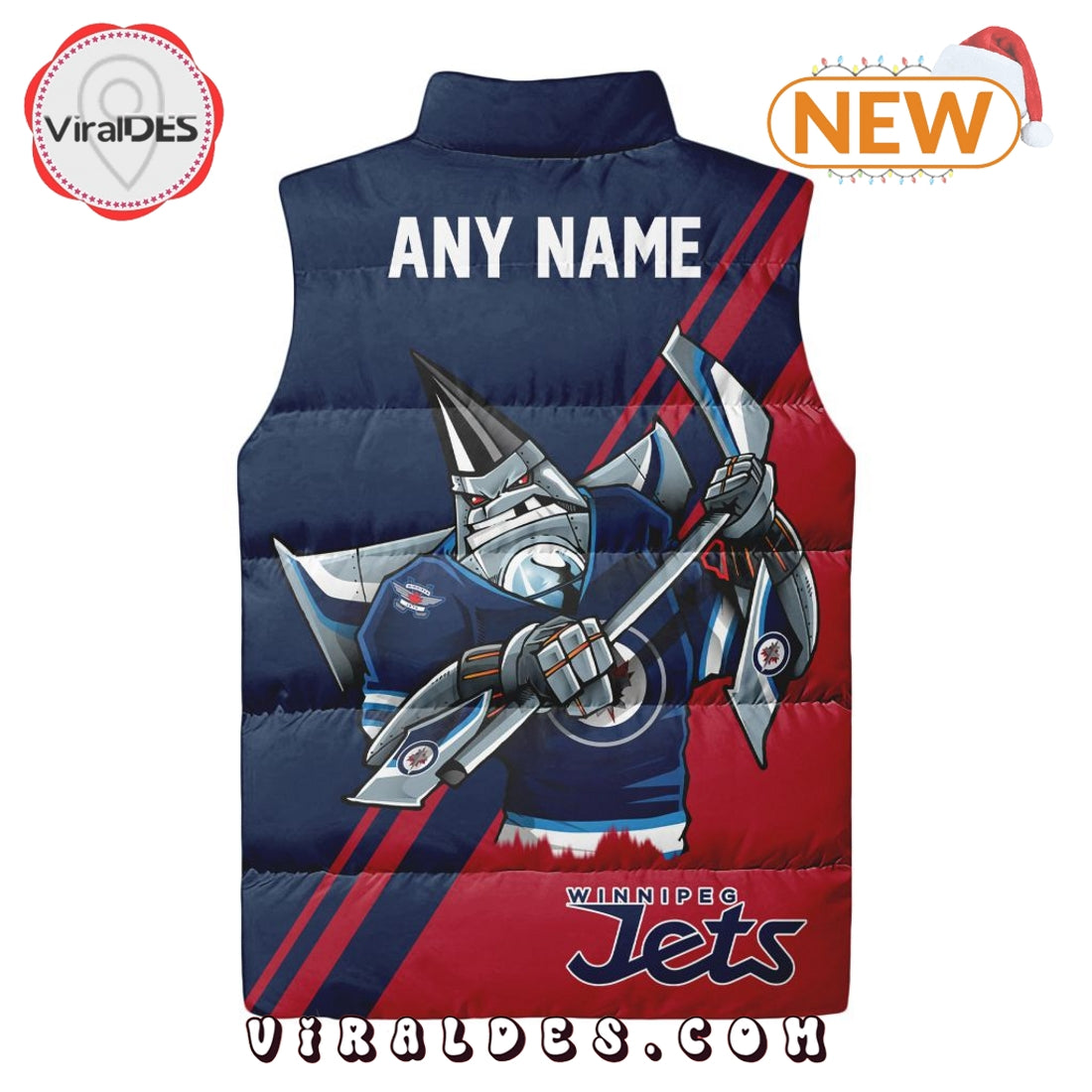 NHL Winnipeg Jets Sleeveless Puffer Jacket