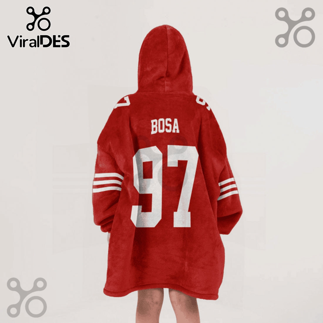 Nick Bosa 49ers 97 Blanket Hoodie