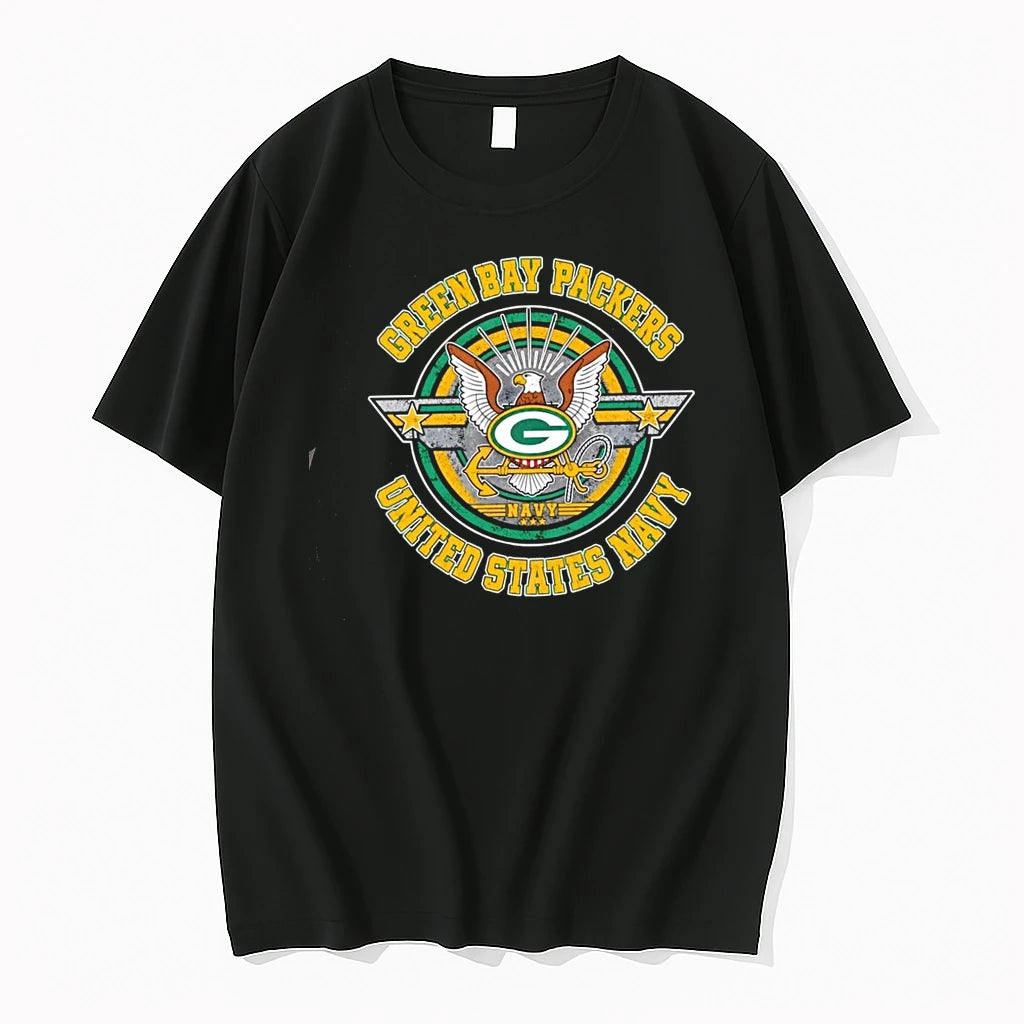 Nkflw1b3 Green Bay Packers United States Navy Logo Tshirts Sweater