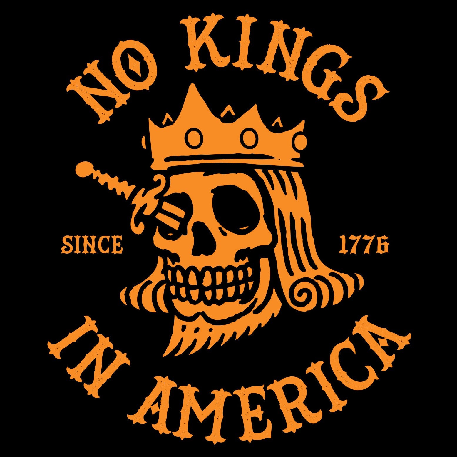 No Kings Halloween T-shirt Hoodie, Sweatshirt | WearSparks.com (Image 1)