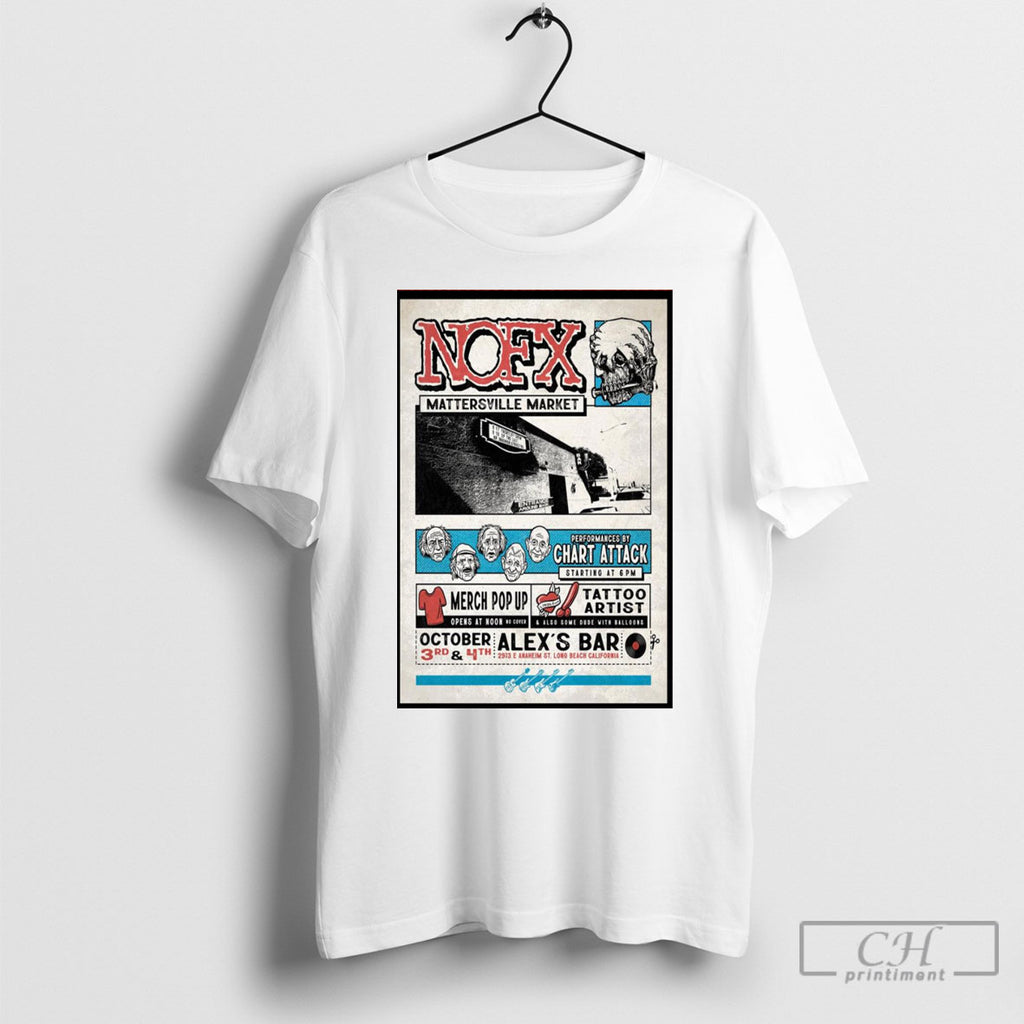 Nofx Alexs Bar Long Beach 2025 Shirt Sweateru