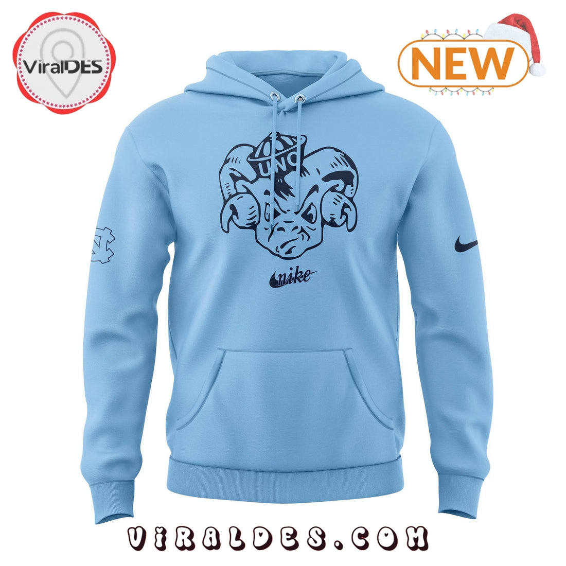 North Carolina Heels Basketball Hoodie