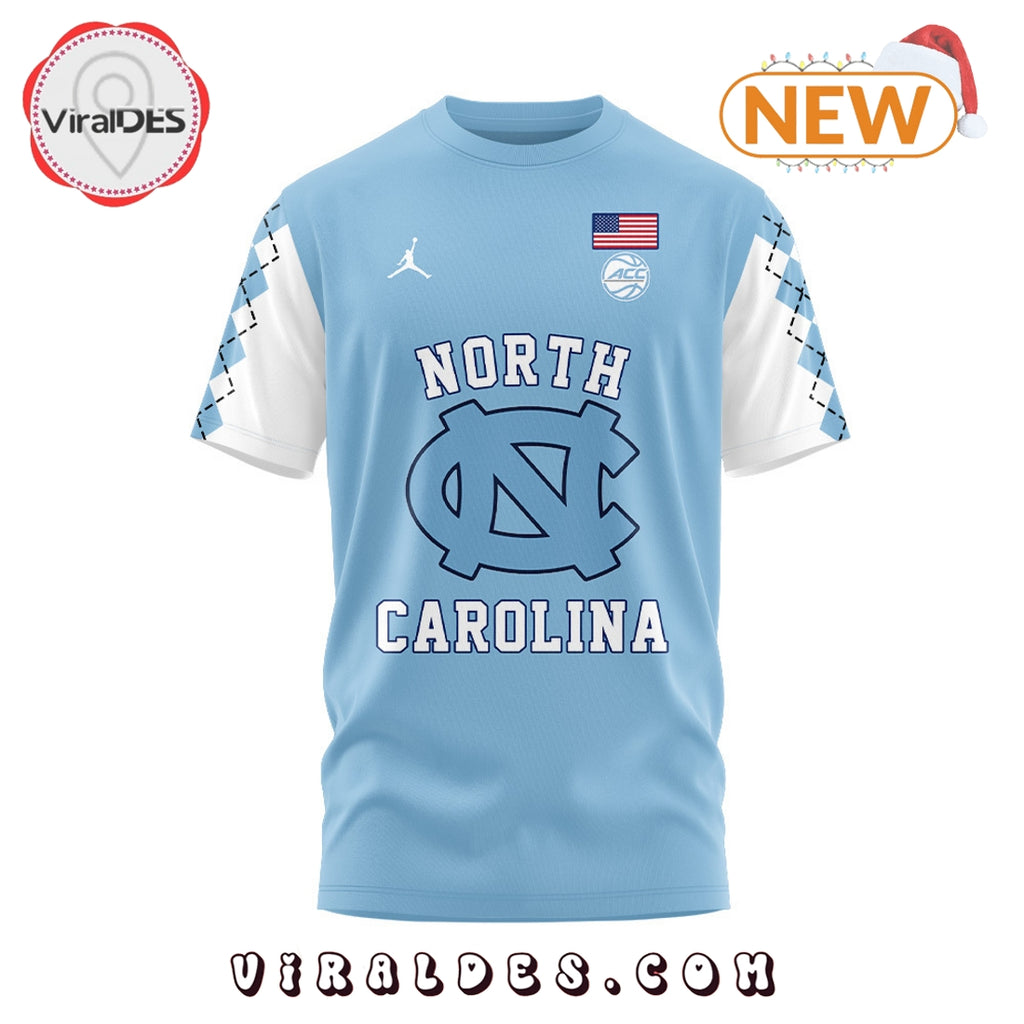 North Carolina Heels Blue Basketball Hoodie