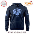 North Carolina Heels Navy Basketball Hoodie