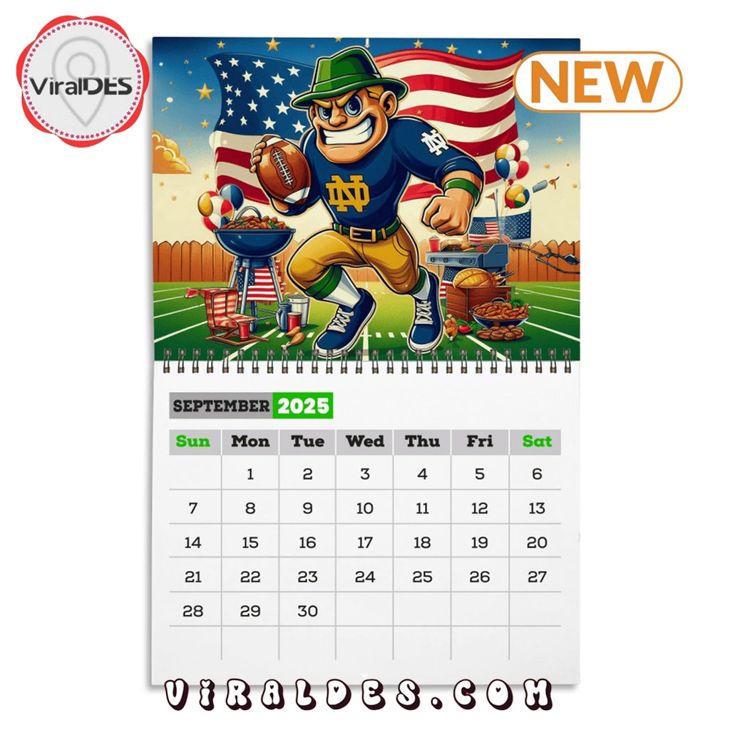 Notre Dame Fighting Irish 2025 Calendar