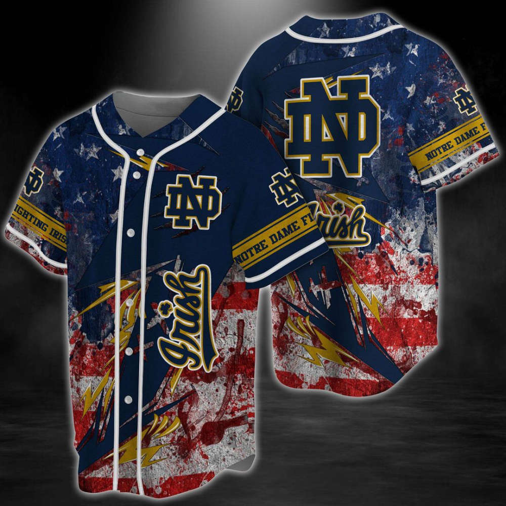 Notre Dame Fighting Irish Baseball Jersey Fan Gifts - lylyprint.com T-Shirts, Hoodie, Sweatshirt | WearSparks.com (Image 2)