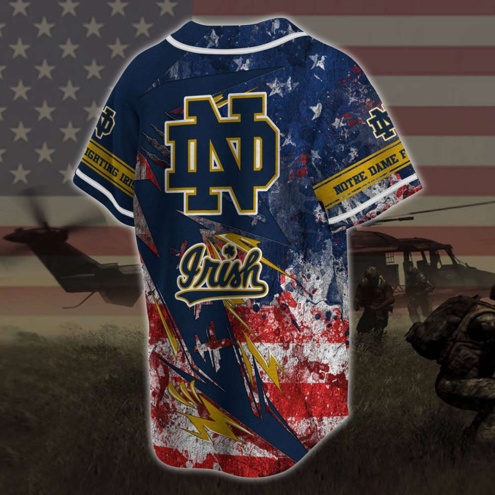 Notre Dame Fighting Irish Baseball Jersey Fan Gifts - lylyprint.com T-Shirts, Hoodie, Sweatshirt | WearSparks.com (Image 3)