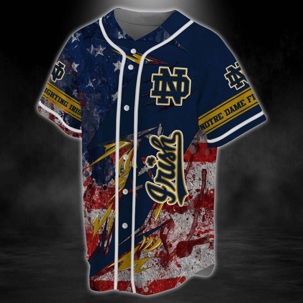 Notre Dame Fighting Irish Baseball Jersey Fan Gifts - lylyprint.com T-Shirts, Hoodie, Sweatshirt | WearSparks.com (Image 4)