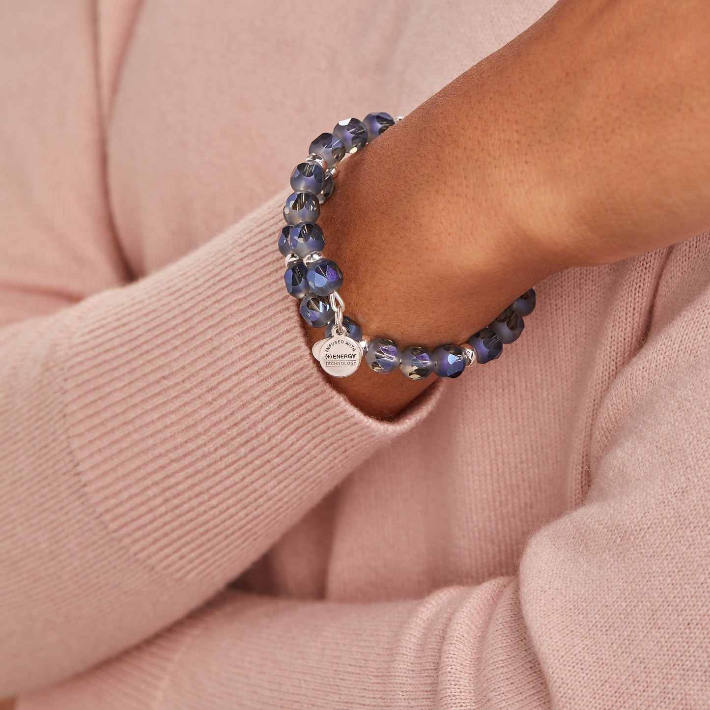 Nova Ocean Blue Beaded Wrap Bracelet