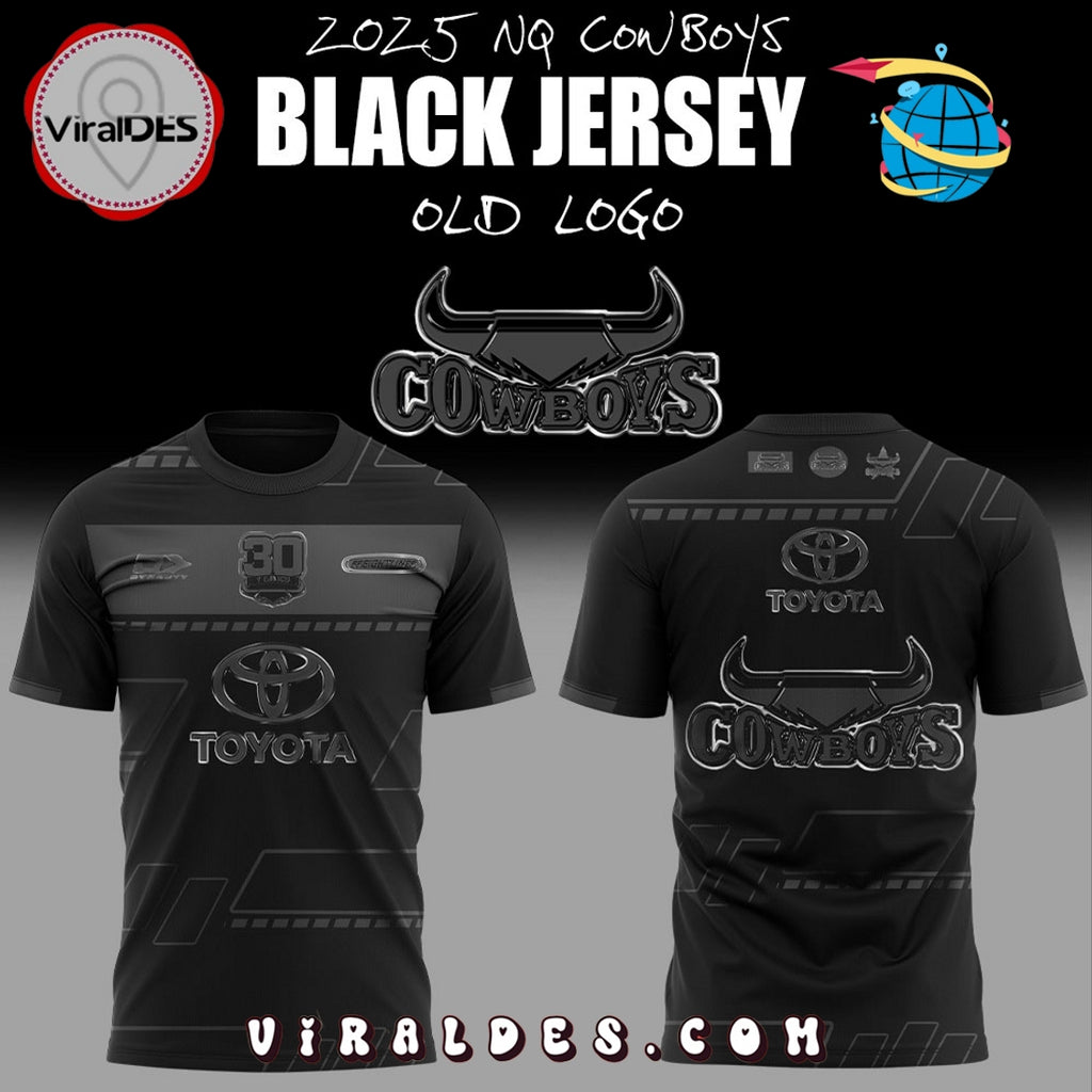 NQ Cowboys Back In Black Old Logo Hoodie 2025