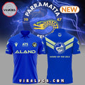 NRL Parramatta Eels EST 1947 Blue Polo