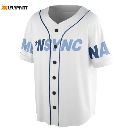 Nsync Band Baseball Jersey, In My Nsync Reunion Era Shirt, American Vocal Group Tee, Music Concert Jersey (Image 1)