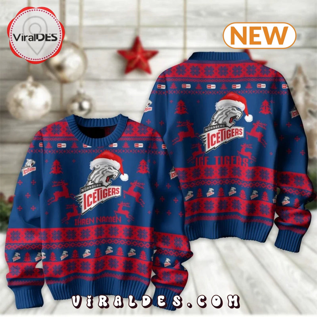 Nurnberg Ice Tigers 2024 Christmas Ugly Sweater
