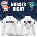 Nurses Night x Houston Astros White Hoodie