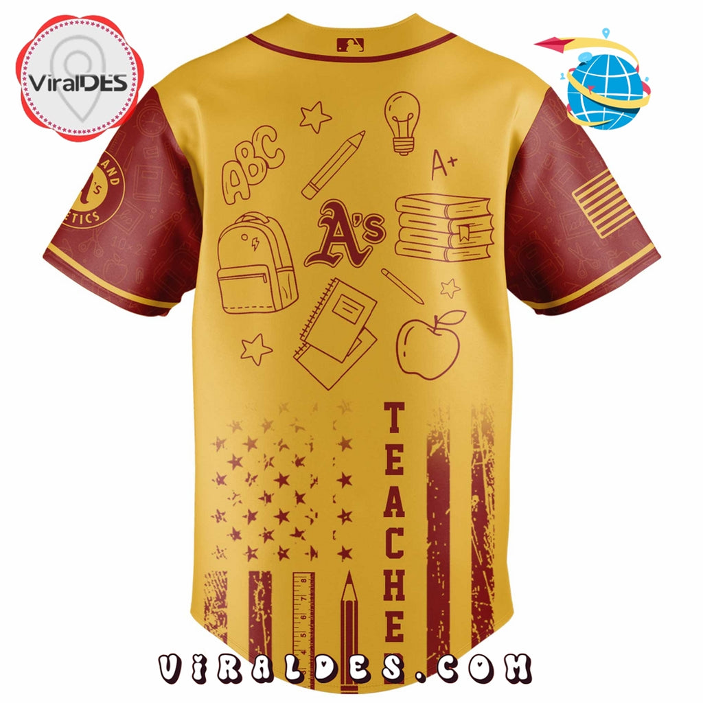 Oakland Athletics MLB x Teacher Appreciation Day Jersey