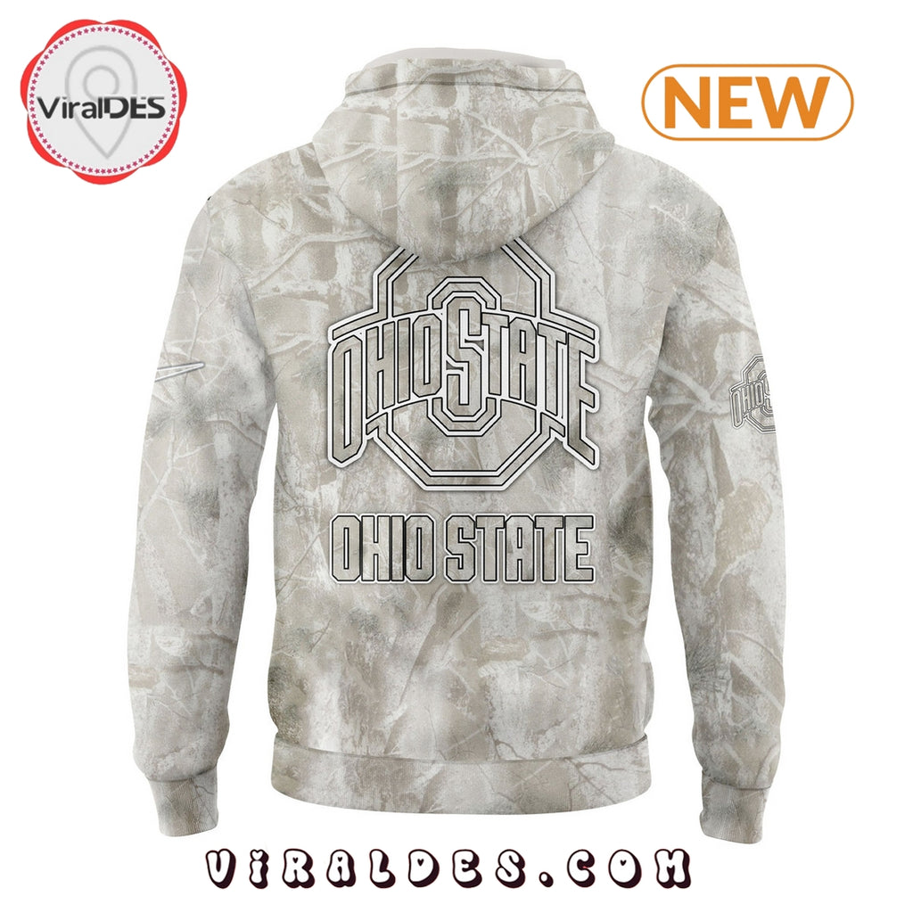 Ohio State Football And Fitch Camo Hoodie, Jogger, Cap