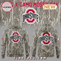 Ohio State x Camo Mossy Oak Hoodie, Jogger, Cap