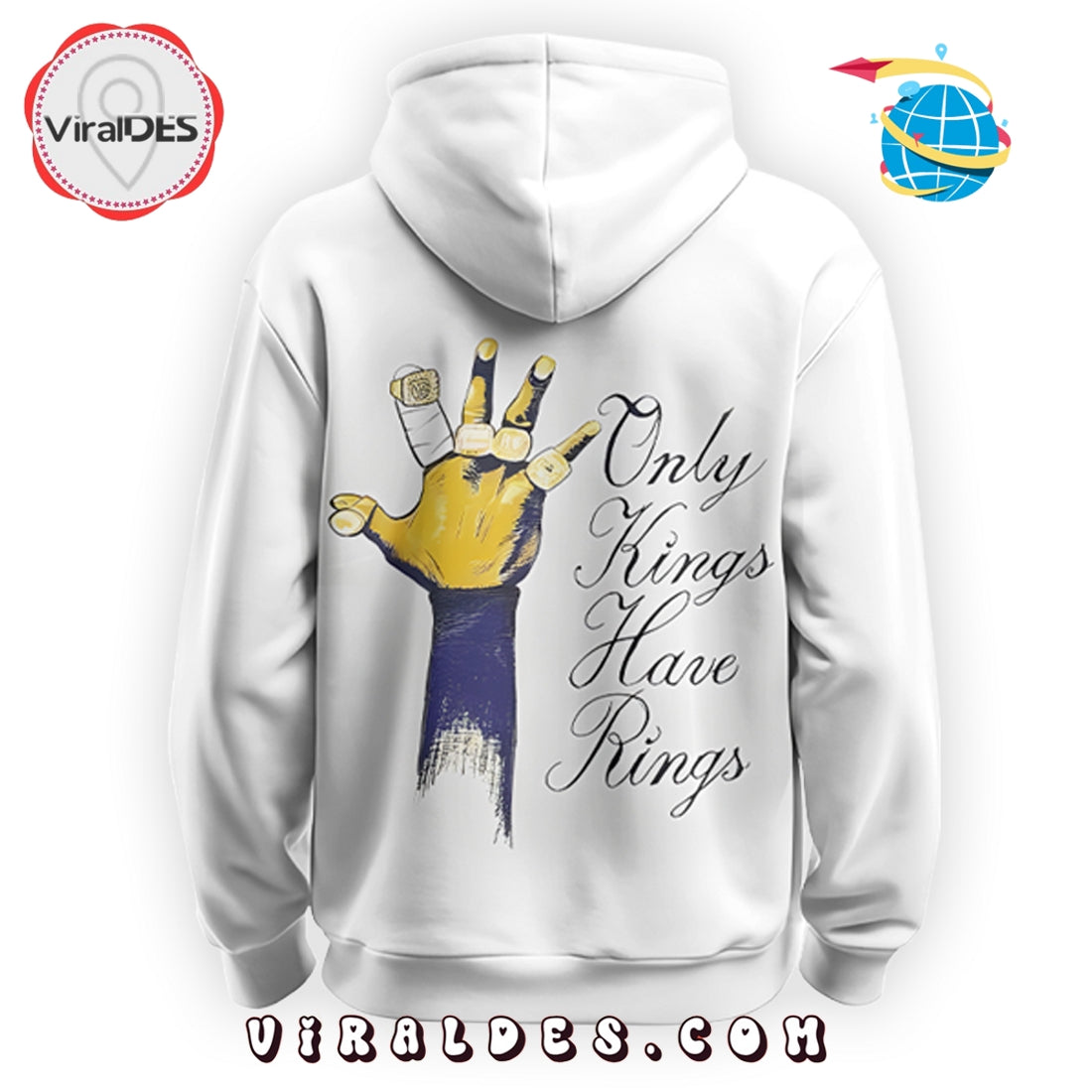 Oklahoma City Thunder NBA x Only Kings Have Rings Hoodie