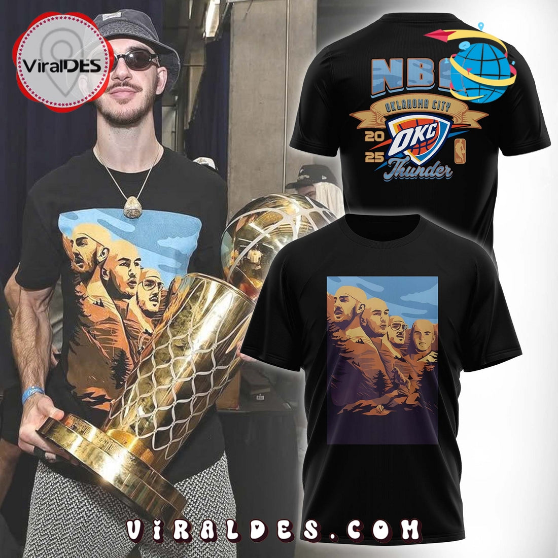 Oklahoma City Thunder x Alex Caruso Mount Rushmore Hoodie