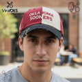 Oklahoma Sooners Distressed Embroidered Vintage Style Hat