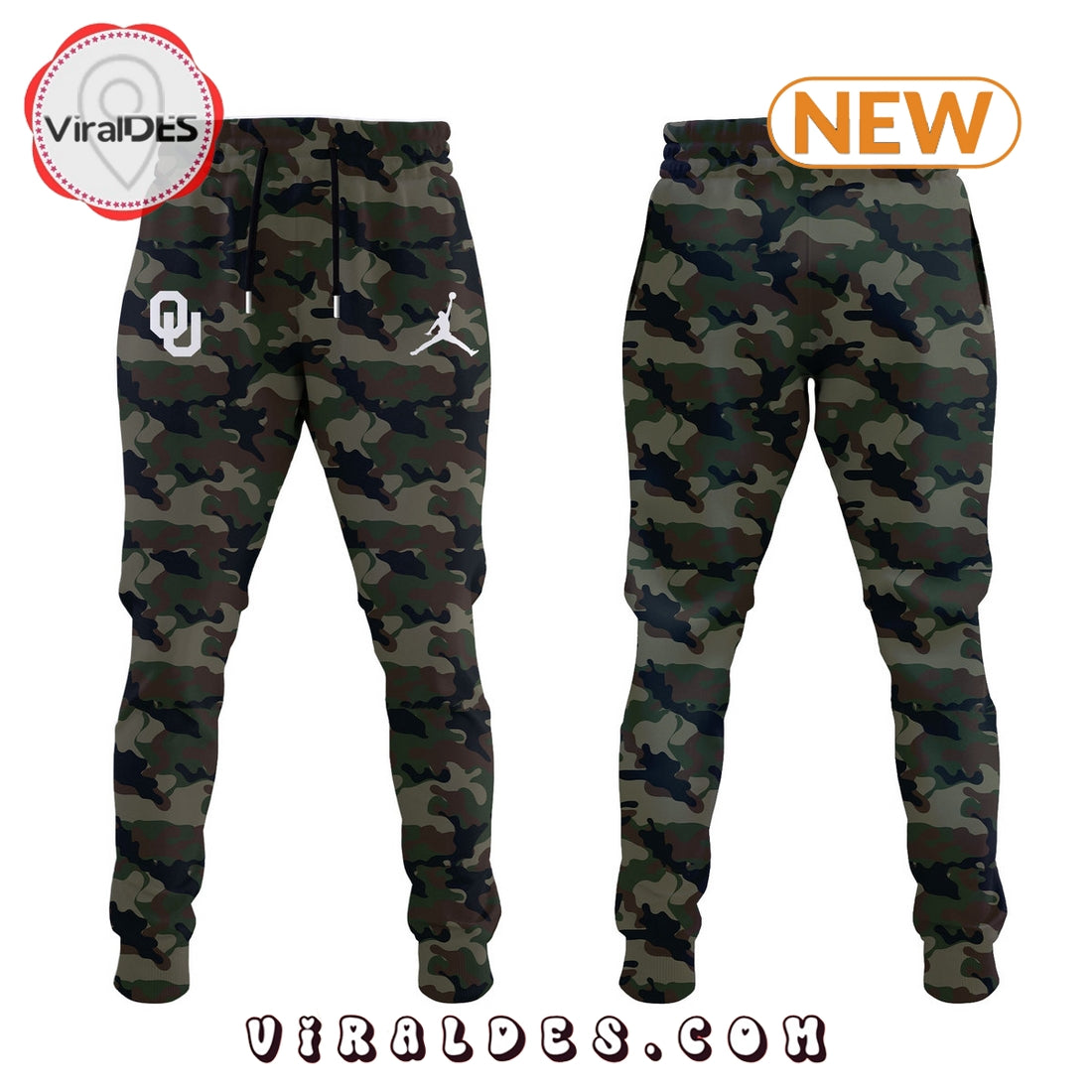 Oklahoma Sooners Football 2024 Camo T-Shirt, Jogger, Cap