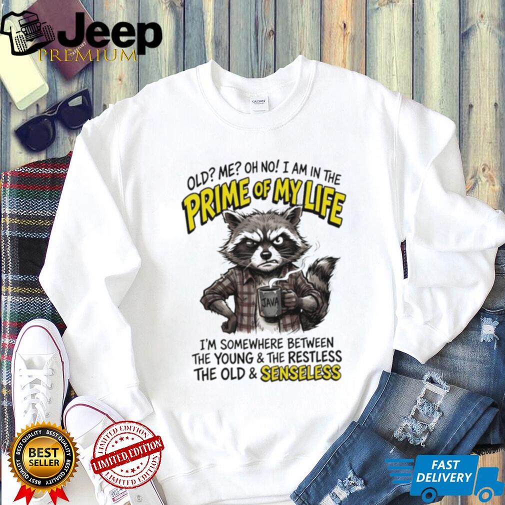 old me oh no I am in the prime of my life I’m somewhere between the young and the restless shirt