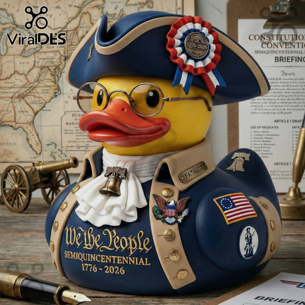 Patriot Rubber Duck – US Semiquincentennial Commemorative Collectible Rubber Duck
