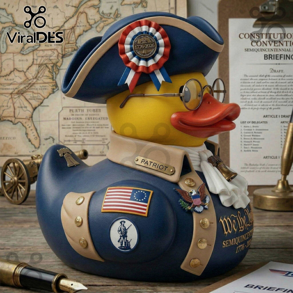 Patriot Rubber Duck – US Semiquincentennial Commemorative Collectible Rubber Duck
