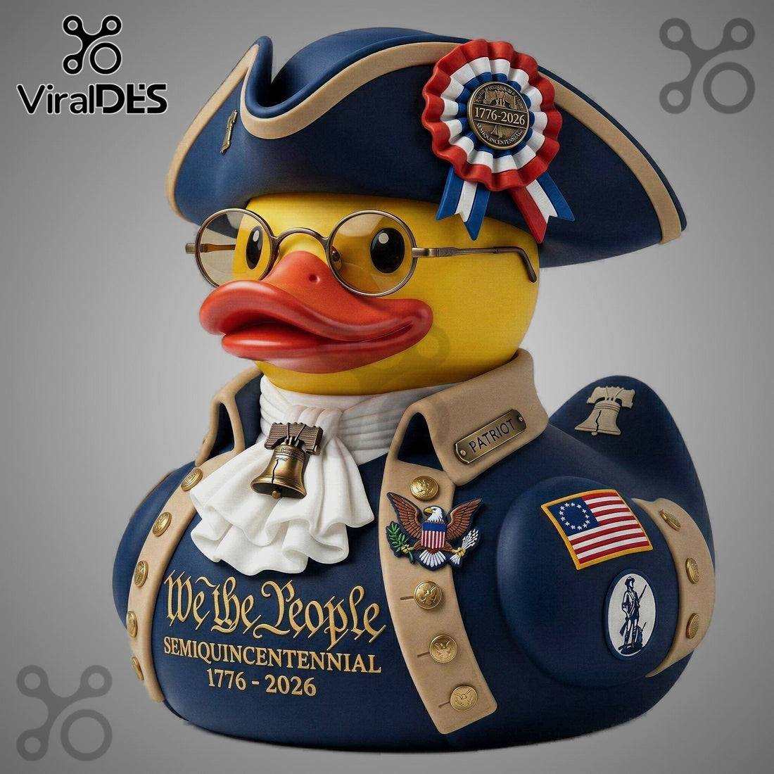 Patriot Rubber Duck – US Semiquincentennial Commemorative Collectible Rubber Duck