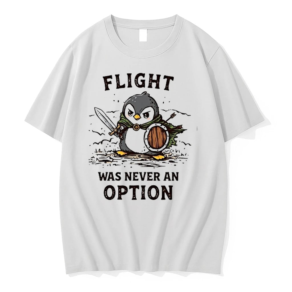 Penguin Knight Flight Was Never An Option 0 Tshirts Sweater