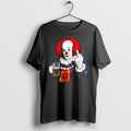 Pennywise The Dancing Clown It Franchise Flipping Middle Finger With Beer 0 Tshirts Sweater