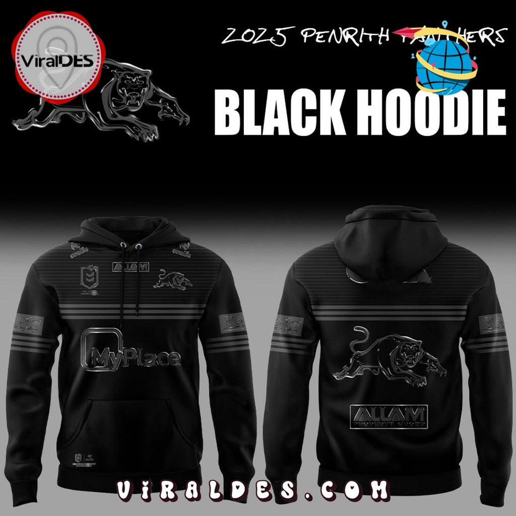 Penrith Panthers Back In Black Limited Edition Hoodie