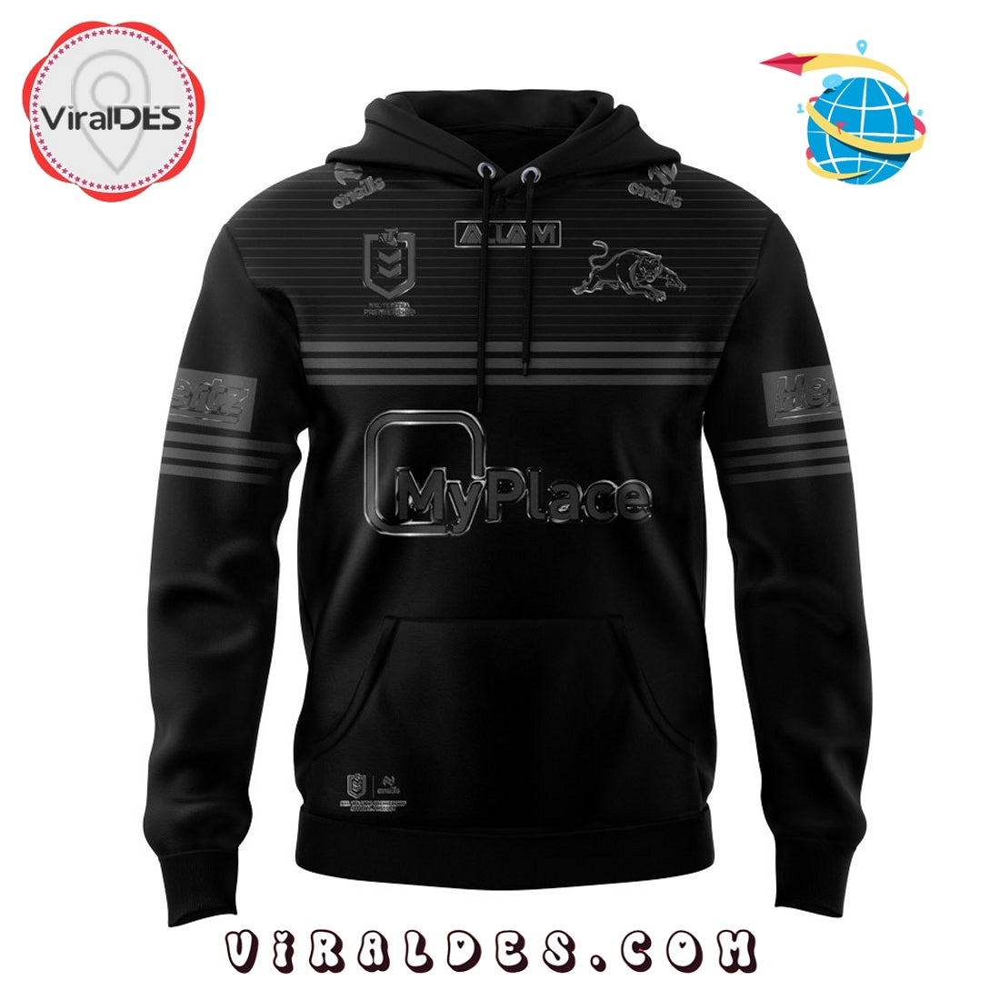Penrith Panthers Back In Black Limited Edition Hoodie