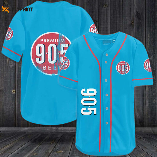 Permium 905 Beer All Over Print Unisex Baseball Jersey - lylyprint.com