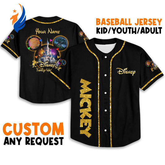 Personalize Mickey Jersey: Disney Baseball Sports Gift for Fans - Best Birthday Surprise! - Bafud