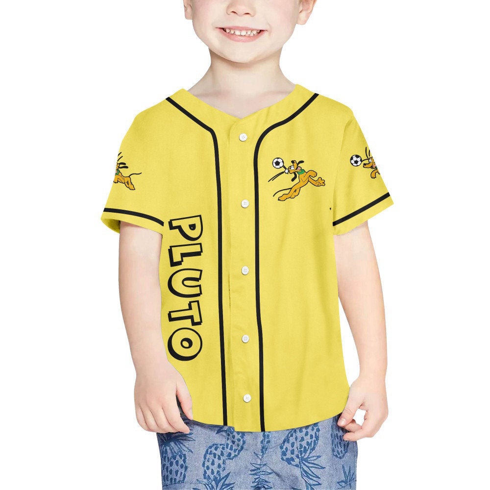 Personalize Pluto vs Mickey Jersey - Disney Baseball Sports Gift Perfect Birthday Gift for Fans Cute Disney Merchandise - Bafud