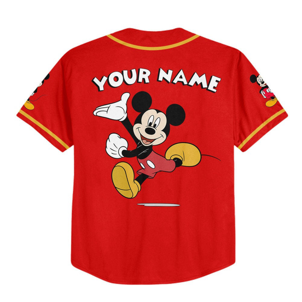 Vintage Disney Mickey Baseball Jersey: Personalize & Inspire with If You Can Dream It You Can Do It – Perfect Disney Gifts! - Bafud