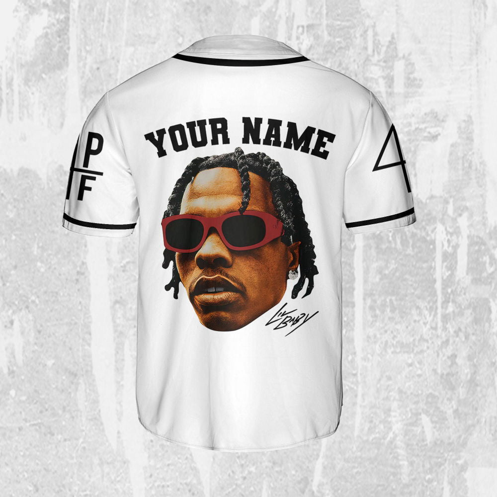 Personalize Vintage Lil Baby Jersey, Lil Baby Baseball Jersey, Lil Baby Rap Jersey - lylyprint.com