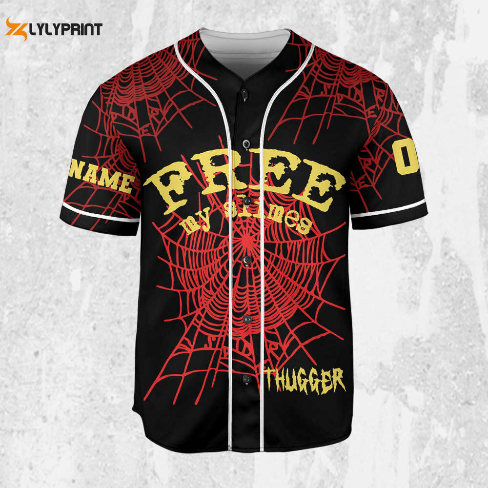 Personalize Young Thug Free Black And Yellow Jersey, Young Thug Baseball Jersey - lylyprint.com T-Shirts,... (Image 2)