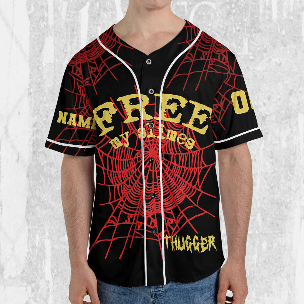 Personalize Young Thug Free Black And Yellow Jersey, Young Thug Baseball Jersey - lylyprint.com T-Shirts,... (Image 4)