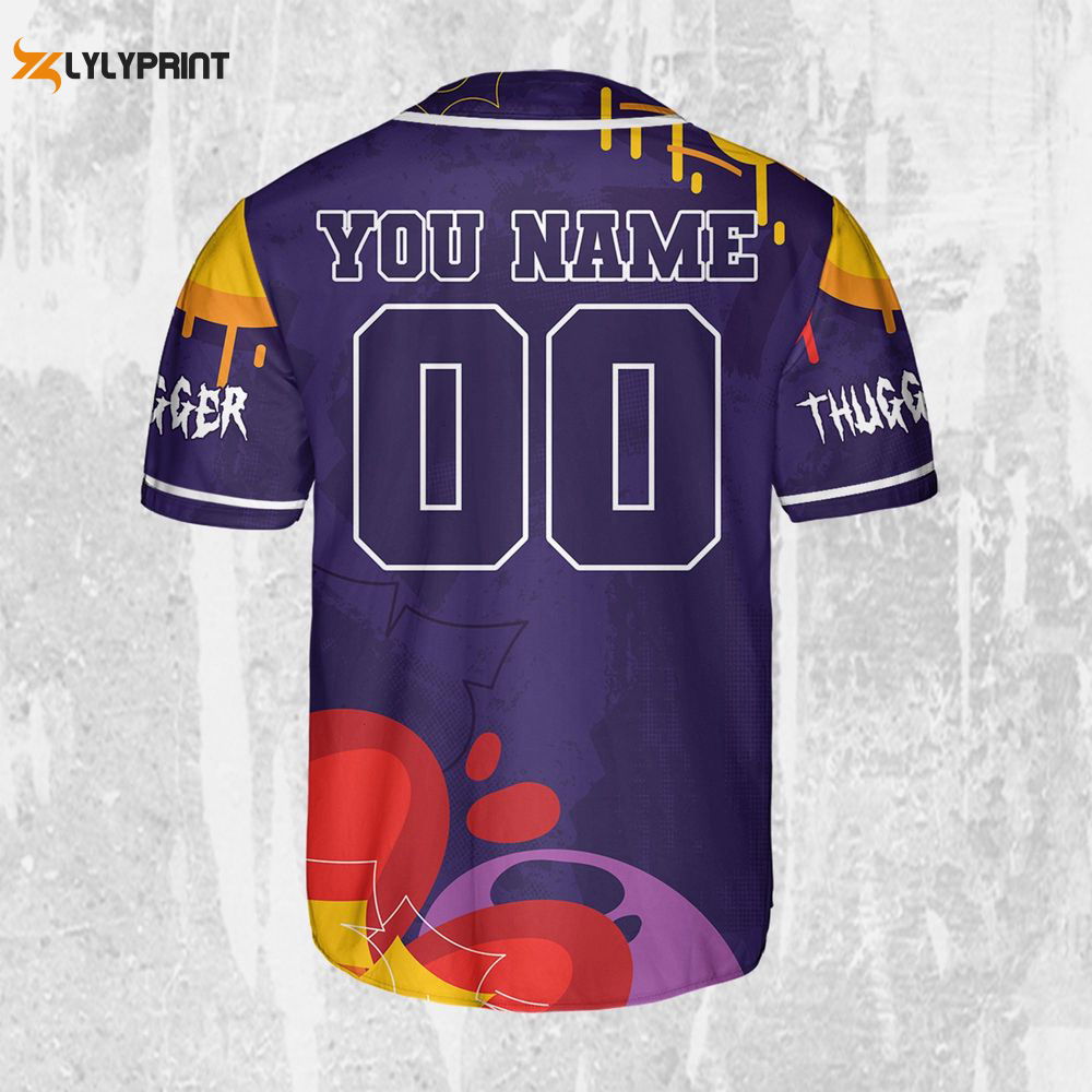Personalize Young Thug Hiphop Colorful Jersey, Young Thug Baseball Jersey - lylyprint.com T-Shirts, Hoodie,... (Image 2)