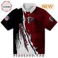 Personalized Atlanta Falcons Edgy Streaks Hawaiian Shirt