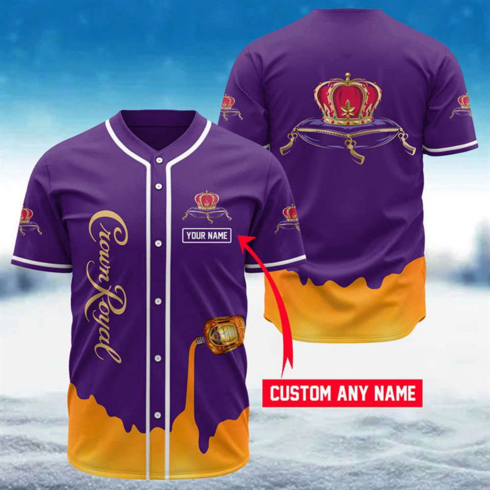 Personalized Crown Royal Whiskey 2k213 Baseball Jersey - Aopprinter T-Shirts, Hoodie, Sweatshirt | WearSparks.com (Image 2)